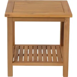 Garden Pleasure IOWA Beistelltisch 45 x 45 x 45 cm Braun