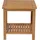Garden Pleasure IOWA Beistelltisch 45 x 45 x 45 cm Braun