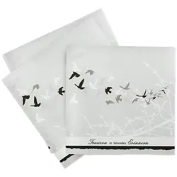 Sovie HOME Serviette Trauer aus Linclass® Airlaid 40 x 40 cm, 12 Stück Beerdigung Trauerfall Erinnerung