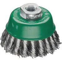 Lessmann Topfbürste INOX-Draht 0,50 mm, Bürsten-⌀xGewinde: 65XM14 mm