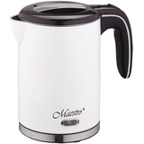 Maestro Mr030 Wasserkocher Edelstahl Elektrischer Wasserkessel 1,2L 1500W Weiß