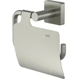 Lenz Toilettenpapierhalter mit Deckel, Nickel)