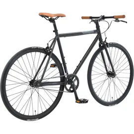 Bikestar Singlespeed 28 Zoll RH 53 cm Unisex schwarz & grau