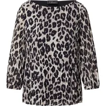 s.Oliver Plissierte Bluse mit All-over-Print - 34