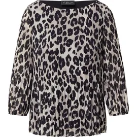 s.Oliver Plissierte Bluse mit All-over-Print - 34