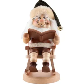 Christian Ulbricht Räuchermännchen Wichtel im Schaukelstuhl - 31,5 cm