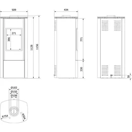 Kratki AB ENYO Stahl Schwarz