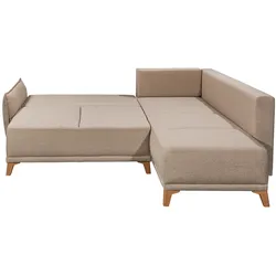 ED Lifestyle Pamplona 2F OTM Sofa universal aufbaubar Holzwerkstoff/Nosag - Braun