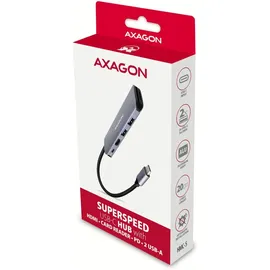 AXAGON HMC-5 USB 3.2 Gen 1 (3.1 Gen 1) Type-C, 100 W, 1.4/2.3, MMC, MMC Mobile,