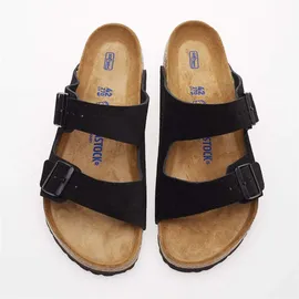 Birkenstock Pantoffeln Arizona Soft Footbed in Schwarz, 39
