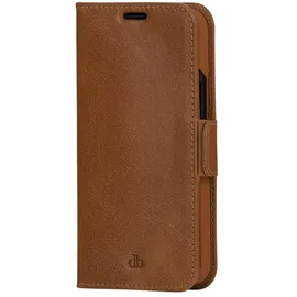 dbramante1928 iPhone 13 Pro Flip-Hülle Leder braun
