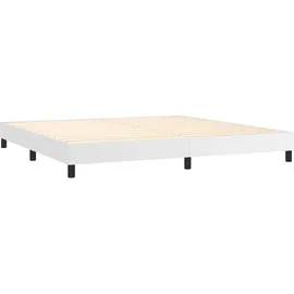 vidaXL Boxspringbett 200 x 200 cm Weiß