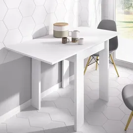 Dmora Dbli ausziehbarer Tisch 79/134 x 67 x 79 cm Weiß