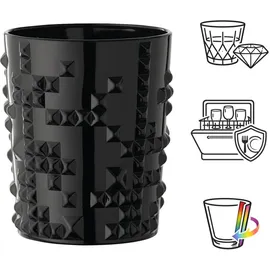 Nachtmann Punk Jet Black Whiskyglas 0,348 l