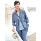 Witt Weiden Blusenblazer in taubenblau | Gr.: 46