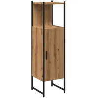 VidaXL Badschrank Artisan-Eiche 33x33x120,5 cm Holzwerkstoff
