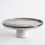 Mica decorations Mica Tortenplatte Tabo grau 10 x Ø 27 cm