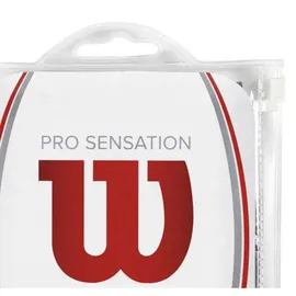 Wilson Griffband, Pro Overgrip Sensation, Unisex, Schwarz, 12 Stück, WRZ4011BK