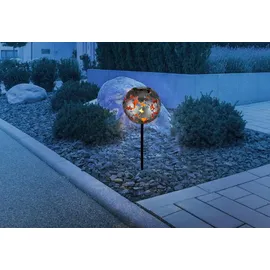 GLOBO 36748S Solarleuchte Metall silbergrau, LED