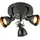 Markslöjd Mion 3 rund schwarz Metall 18 cm