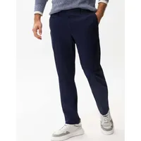 Brax Herren, Flatfronthose Style FABIO IN", SEA, dunkelblau, Gr.