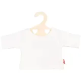 Heless 1956 T-Shirt weiß auf Kleiderbügel, Größe 28-35 cm