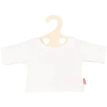 Heless 1956 T-Shirt weiß auf Kleiderbügel, Größe 28-35 cm