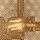 Searchlight Fishnet 3Leuchtmittel 45x21 cm goldfarben