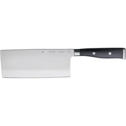 Kochmesser WMF "Grand Class", grau (edelstahl), Gesamtlänge 31,50cm Klingenlänge 18,50cm, Spezialklingenstahl, Kochmesser, langanhaltende Schärfe, handgeschmiedeter Spezialklingenstahl