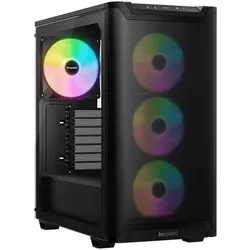 be quiet! Pure Base 501 LX Black PC-Gehäuse 4 vorinstallierte Light Wings PWM-Lüfter ARGB-Beleuchtung