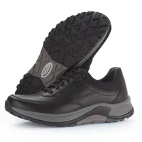 Gabor Sneaker GABOR ROLLINGSOFT Gr. 8,5 (42,5), schwarz Herren Schuhe in bequemer Weite G (weit), Freizeitschuh, Halbschuh, Schnürschuh