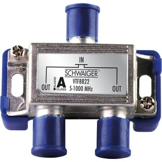 Schwaiger VTF8822 Kabel-TV Verteiler 2-fach 5 - 1000MHz