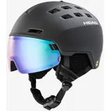 Head Radar 5K Photo Mips Helm mit Visier black - M/L