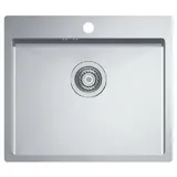 alveus cz Quarto Edelstahl rechts Einbauspüle Handbetätigung 550 x 480 mm
