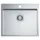 alveus cz Quarto Edelstahl rechts Einbauspüle Handbetätigung 550 x 480 mm
