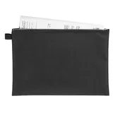 Veloflex Reißverschlussbeutel A4 schwarz/silber