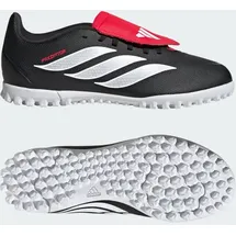 adidas Predator Club Fold-Over Tongue Turf Football Shoes Kids, core Black/FTWR White/Lucid red, 31