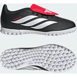 adidas Predator Club Fold-Over Tongue Turf Football Shoes Kids, core Black/FTWR White/Lucid red, 31