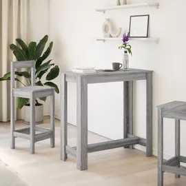 vidaXL Bartisch 102 x 50 x 103,5 cm Grau