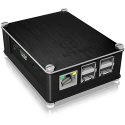 ICY BOX IB-RP102 - Hülle - Aluminium - Schwarz
