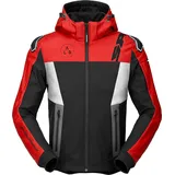 Spidi Warrior Motorrad Hoodie schwarz/rot, 3XL