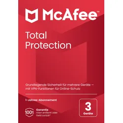 McAfee Total Protection - 3 Geräte - Online-Schutz
