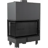 Kratki Wasserführender Kamineinsatz MBO links 15 kW Ø 200 schwarz Verkleidung
