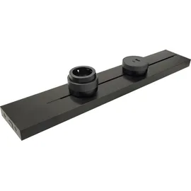 Schwaiger Steckdosenleiste 50 cm Schwarz 1 St.