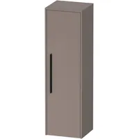 Duravit D-Code Halbhochschrank 40 x 132 x 36 cm Grau Glas/Holz
