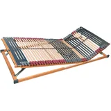 FMP Matratzenmanufaktur, 7 Zonen Lattenrost Rhodos® KF, 100x200 cm, 2 Stück, Doppelpack, Kopf- und Fußteil verstellbar, fertig montiert