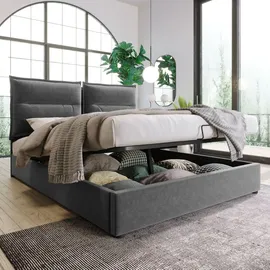 lanki international gmbh Odikalo 140 x 200 cm Grau/Schwarz