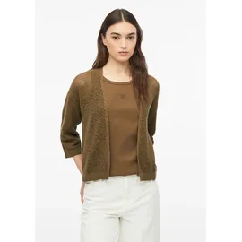 s.Oliver Ajour-Strickjacke mit 3/4-Arm Braun 40