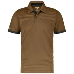 Traxion Poloshirt, lehmbraun/anthrazit, Größe XS - lehmbraun/anthrazitgrau - XS