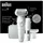 Braun Silk-épil 9 9-341 Weiß/Silber